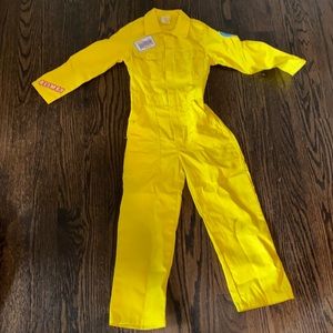 Custom Sloomoo Slime Institute yellow coveralls